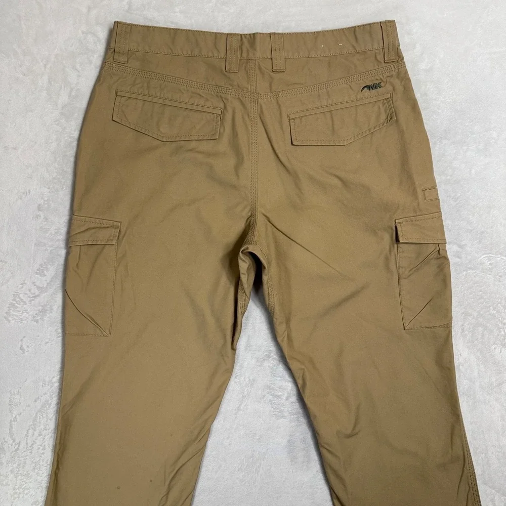 Mountain Khakis Canvas Cargo Pants Size 38x32 37 Utility Pockets Rugged Workwear